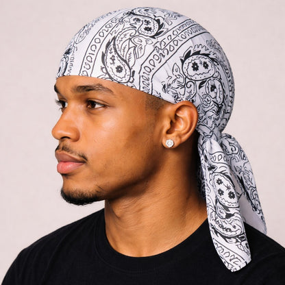 Cooling Paisley Helmet Liner & Headscarf