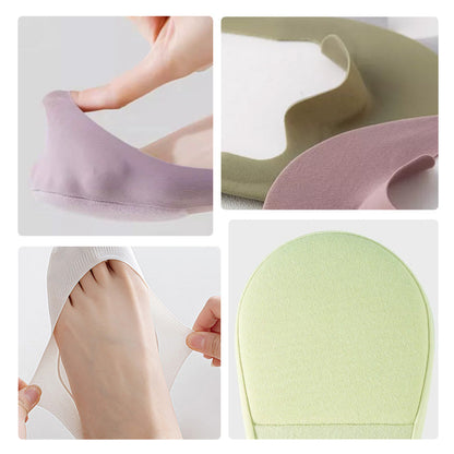 Women's Thickened Sponge-Soled Boat Socks - Sweat-Absorbent, Shock-Proof, Anti-Slip, and Invisible