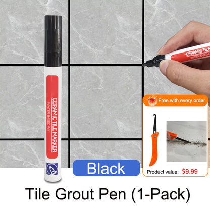 Anti-mould and waterproof joint pen for ceramic tiles