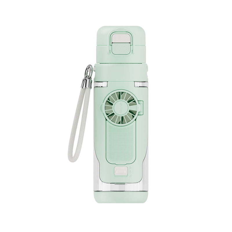 Portable 2-in-1 Water Bottle with Mini Fan – Stay Cool & Hydrated Anywhere