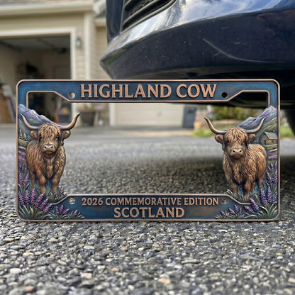 🐂 Highland Cow Commemorative Edition License Plate