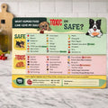 "Can My Dog/Cat Eat This?" Magnet – The Ultimate Quick Guide for Pet Parents! Animal Refrigerator Kitchen Magnet