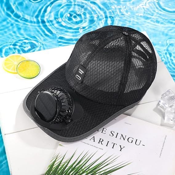 Ultralight UV Protection Baseball Cap with Solar Fan – 2026 New