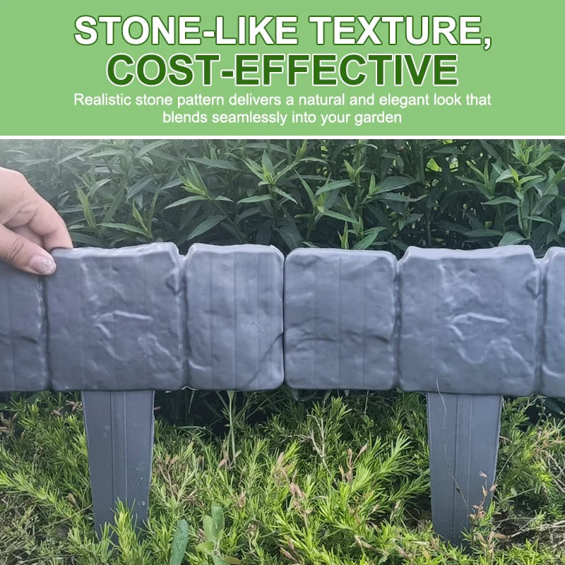 Plastic Garden Retaining Fence