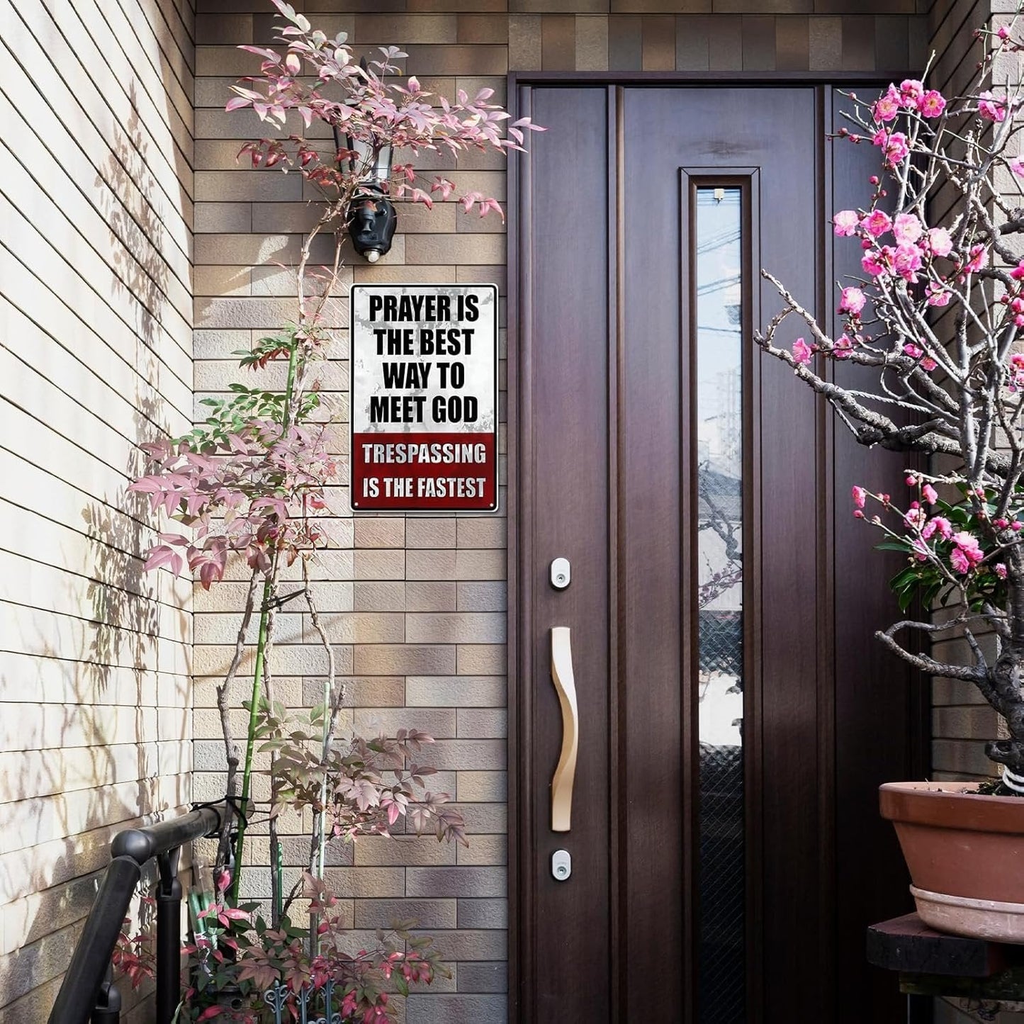 Metal No Trespassing Signs Private Property Funny