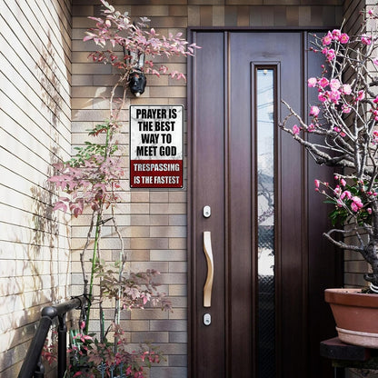 Metal No Trespassing Signs Private Property Funny