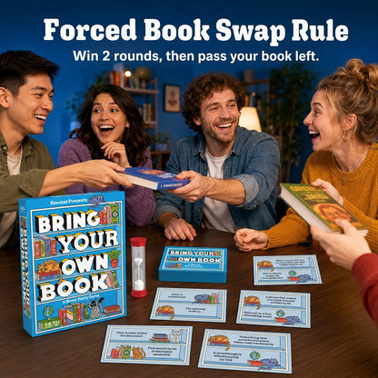 📚🐱Bring Your Own Book: A Novel Party Game(📦Buy 2 Free Shipping)