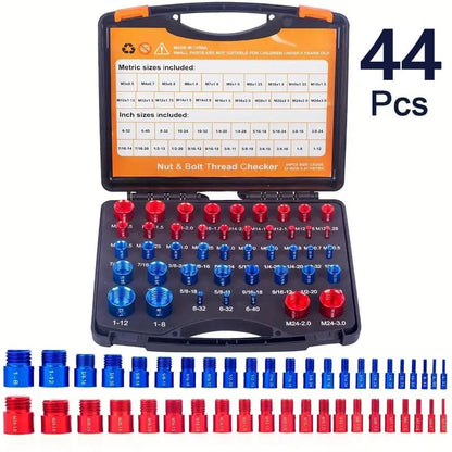 Nut and Bolt Thread Checker (SAE & Metric)