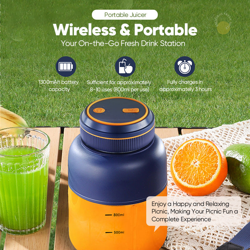 Portable Cordless Electric Juicer Blender Cup