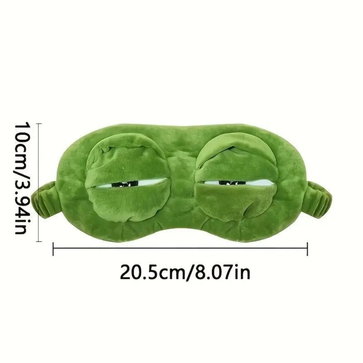 3D Cute Frog Sleep Eye Mask | Soft Plush & Cotton for Travel & Stress Relief