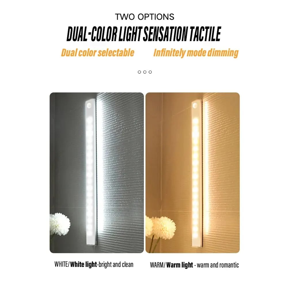 💡Punch-free Smart Sensor Magnetic Rechargeable LED Lights