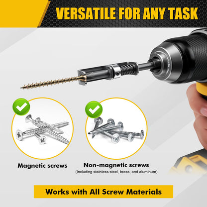 Spring-loaded Screw Holder Bit 2PCS