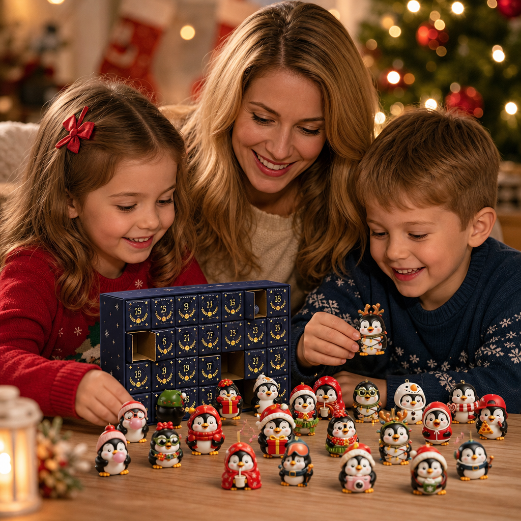 24-Day 3D Penguin Advent Calendar