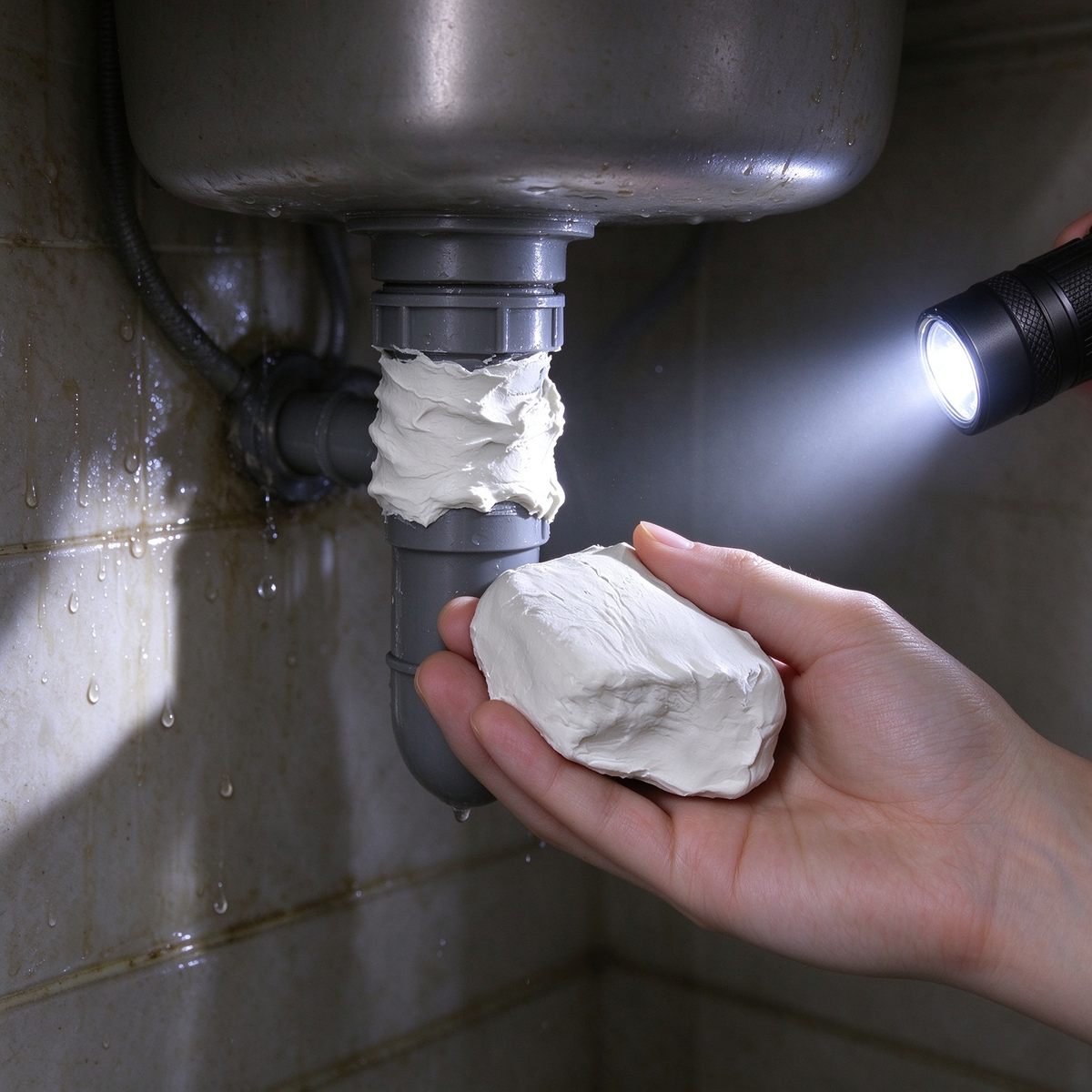 White Waterproof Sealing Clay