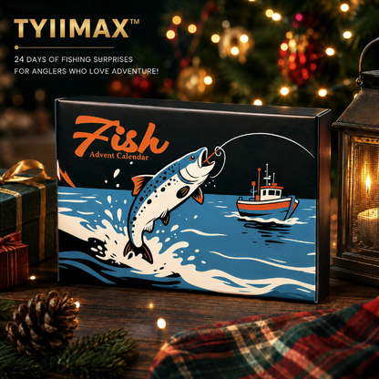 TYIIMAX™ Fishing Advent Calendar – 24-Day Fishing Gift Set