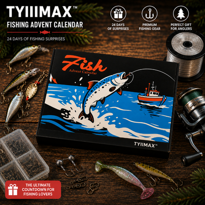 TYIIMAX™ Fishing Advent Calendar – 24-Day Fishing Gift Set