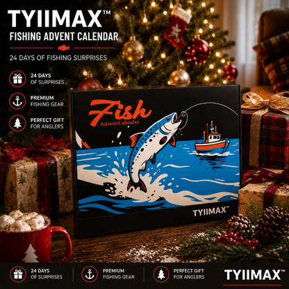 TYIIMAX™ Fishing Advent Calendar – 24-Day Fishing Gift Set