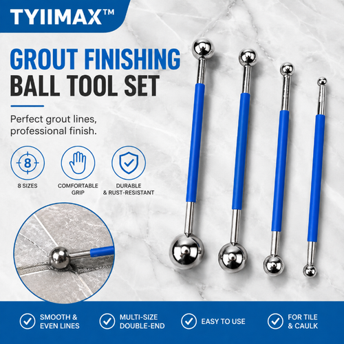 TYIIMAX™ Double-Ended Grout Finishing Tool – Tile Joint Caulking & Grout Smoothing Tool