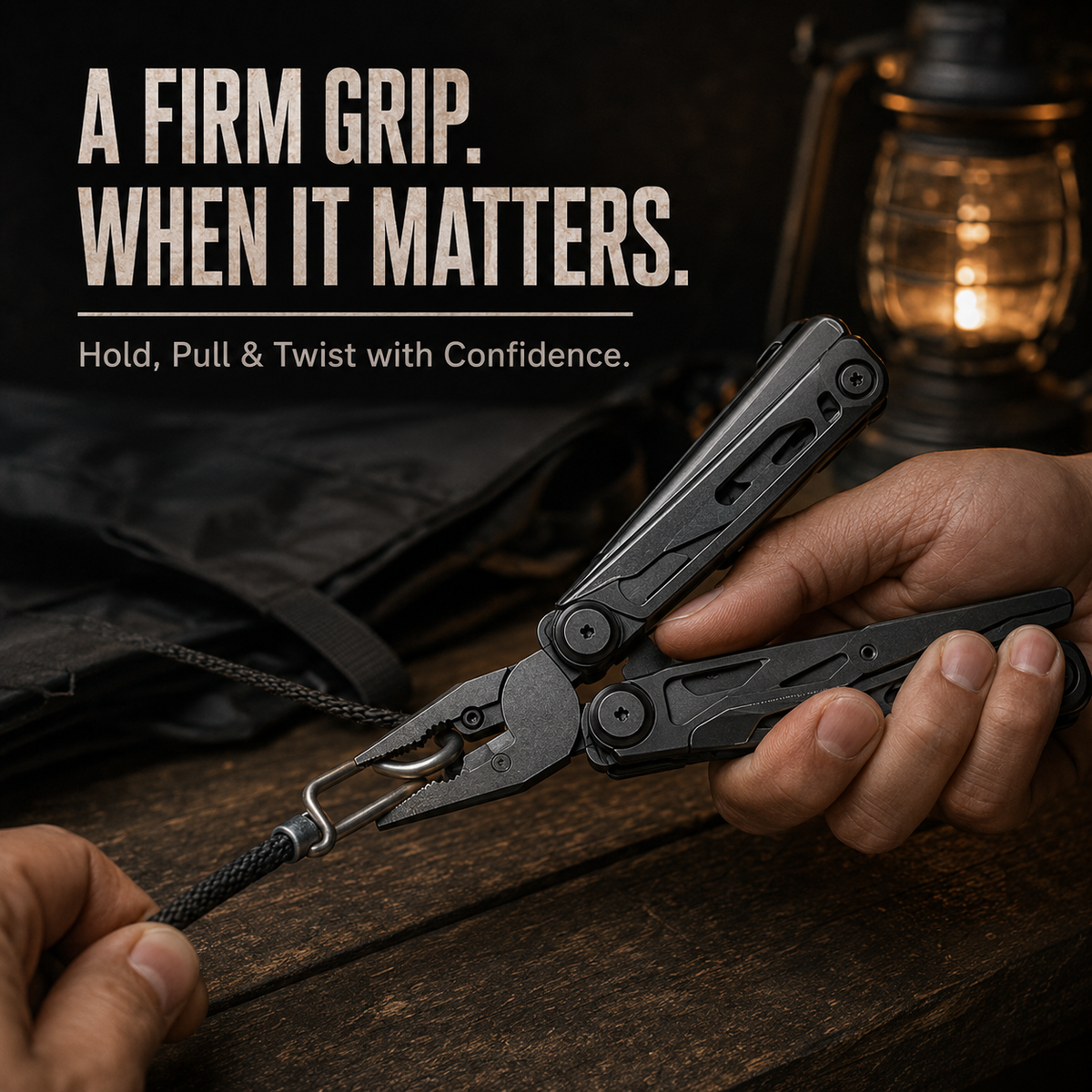 TYIIMAX™ 28-in-1 Multitool with Large Scissors | Compact Outdoor Tool for Camping & Repairs