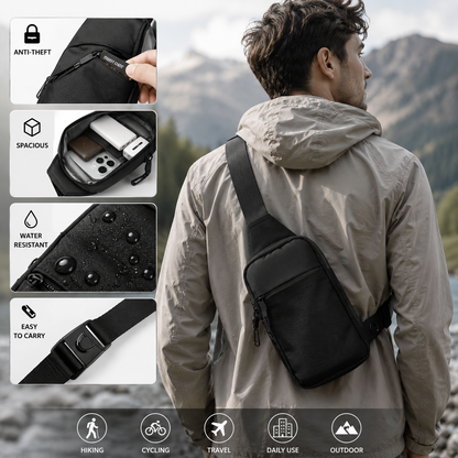 TYIIMAX™ Anti-Theft Everyday Sling Bag – Lightweight Crossbody Travel Pack
