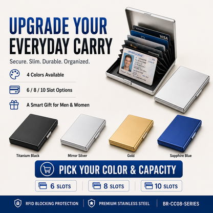 Tyiimax™ RFID Blocking Metal Card Holder