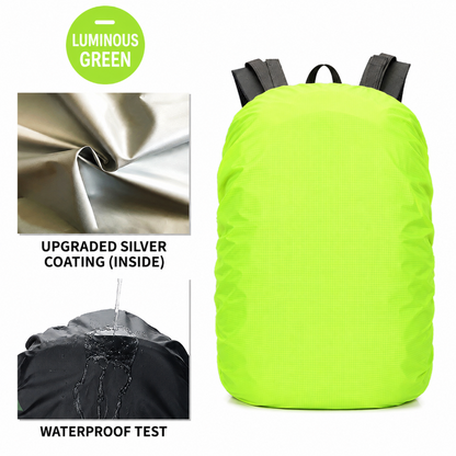 TYIImax™ Waterproof Backpack Rain Cover – Lightweight Anti-Slip Rain & Dust Cover for Hiking, Camping & Travel (15–85L)