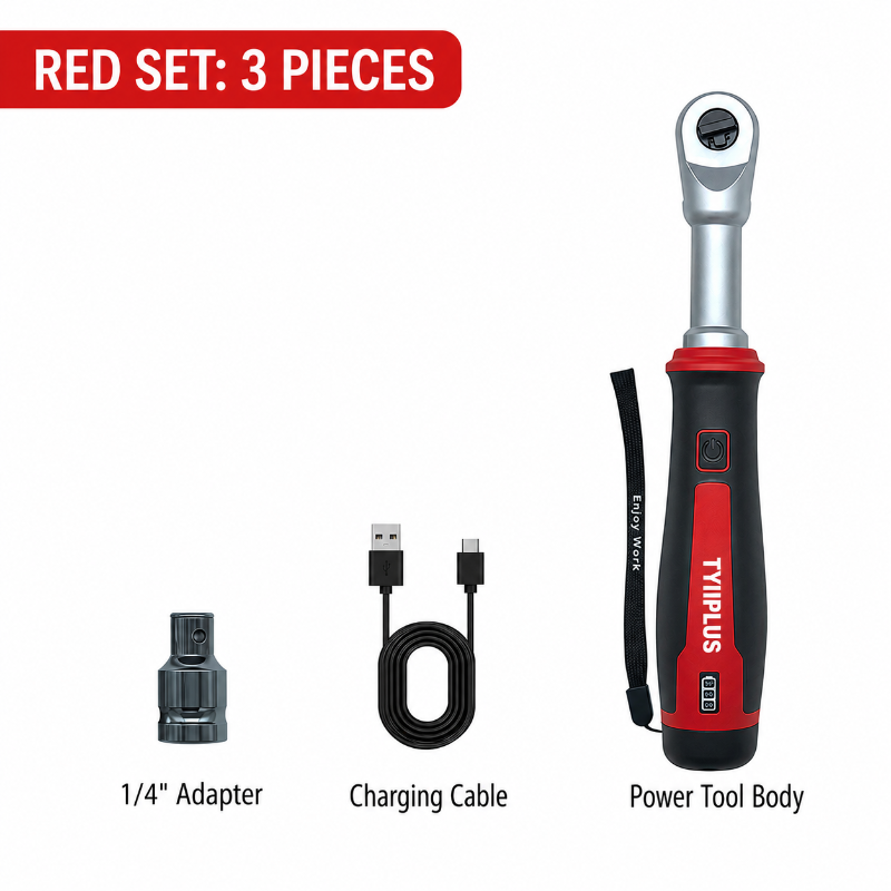 Cordless Electric Slim Ratchet Set | 400 RPM 31-Bit Tool Kit