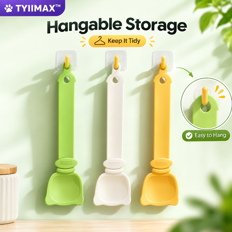 TYIIMAX™ Cat Squeeze Feeding Spoons – One-Handed Wet Food & Treat Dispenser, Reusable Cat Food Feeder, 3-Pack