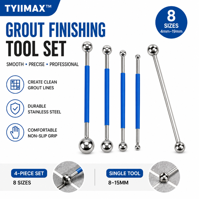 TYIIMAX™ Double-Ended Grout Finishing Tool – Tile Joint Caulking & Grout Smoothing Tool