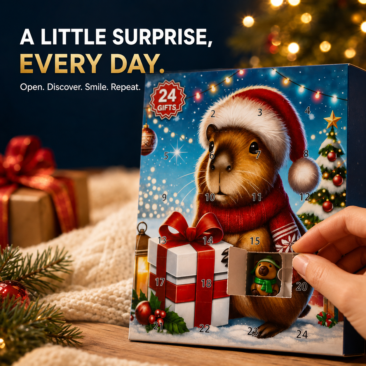 Capybara Christmas Advent Calendar 2026