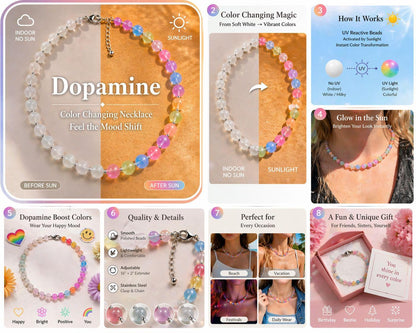 💕 Dopamine UV Color Magic Bracelet