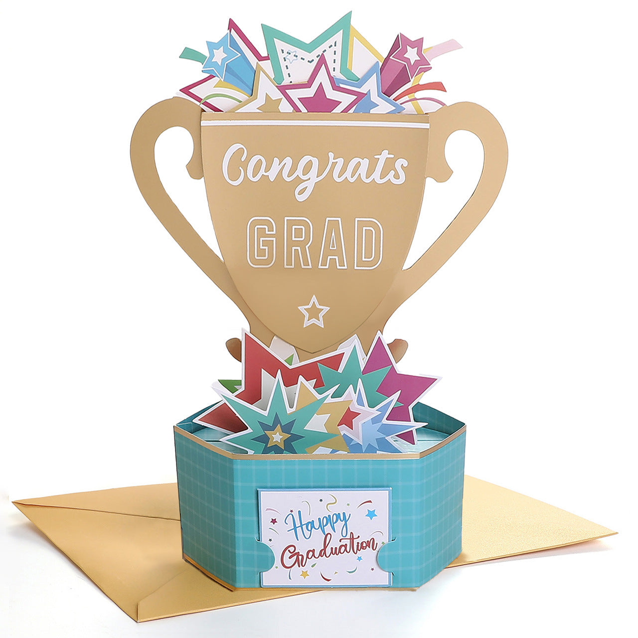 🎓Graduation Pop Up Card 2026 - 3D Happy Graduation Card with Envelope💌