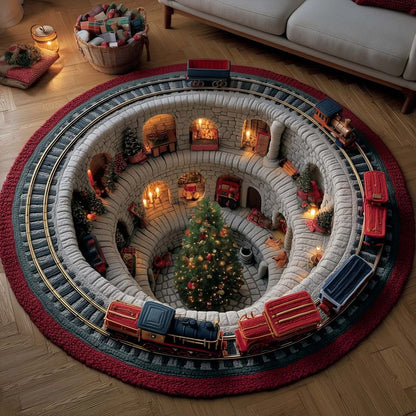 🎄 Christmas 3D Optical Illusion Rug