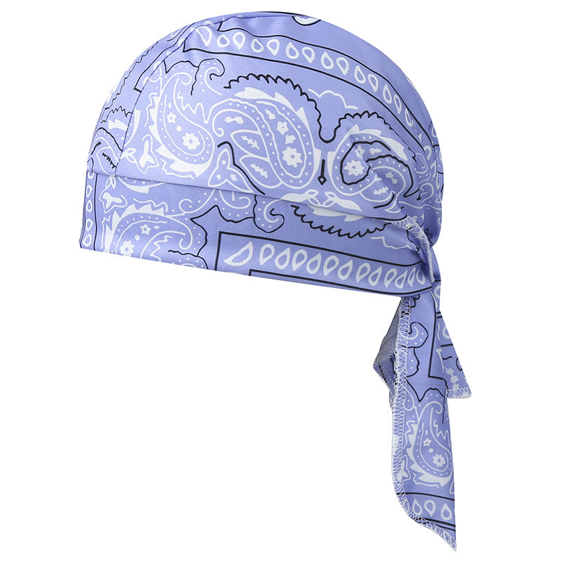 Cooling Paisley Helmet Liner & Headscarf