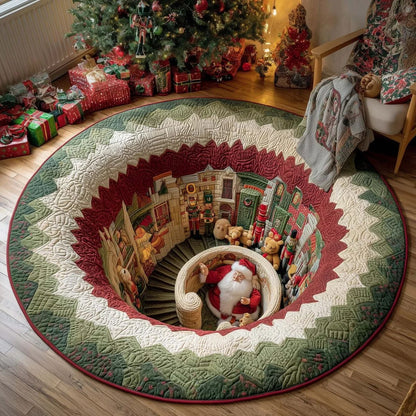 🎄 Christmas 3D Optical Illusion Rug