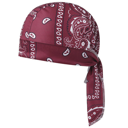 Cooling Paisley Helmet Liner & Headscarf