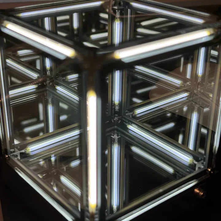 Infinite Abyss Cube – 4D RGB Mirror Lamp, Wireless & Touch Control