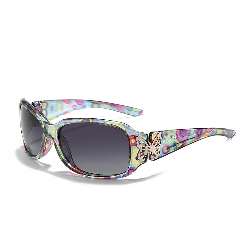 Oversized Butterfly Sunglasses-Polarized UV400 Protection