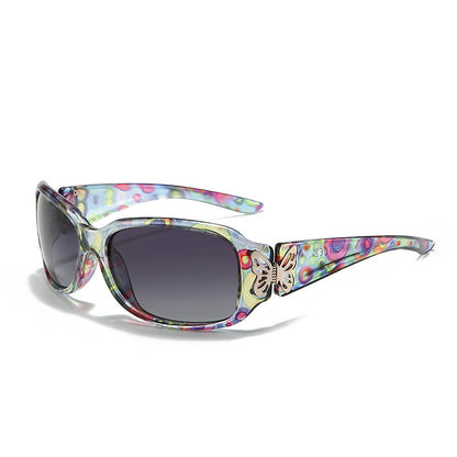 Oversized Butterfly Sunglasses-Polarized UV400 Protection