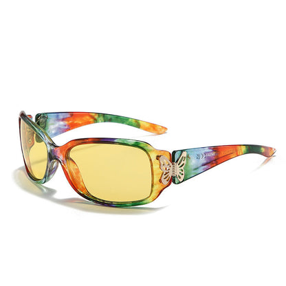 Oversized Butterfly Sunglasses-Polarized UV400 Protection