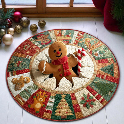 🎄 Christmas 3D Optical Illusion Rug