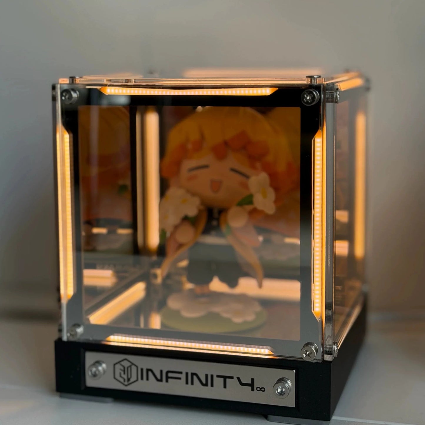 Infinite Abyss Cube – 4D RGB Mirror Lamp, Wireless & Touch Control