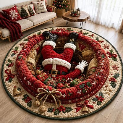 🎄 Christmas 3D Optical Illusion Rug
