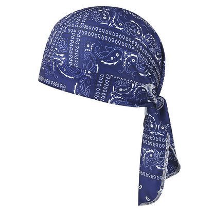 Cooling Paisley Helmet Liner & Headscarf