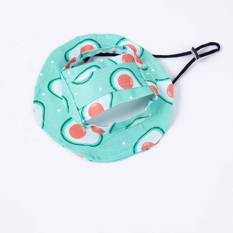 🐾 Cute Printed Pet Bucket Hat – Breathable Sun Hat for Dogs & Cats