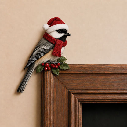 🐦 Bird Wooden Door Topper – Decorative Bird & Christmas Door Accent