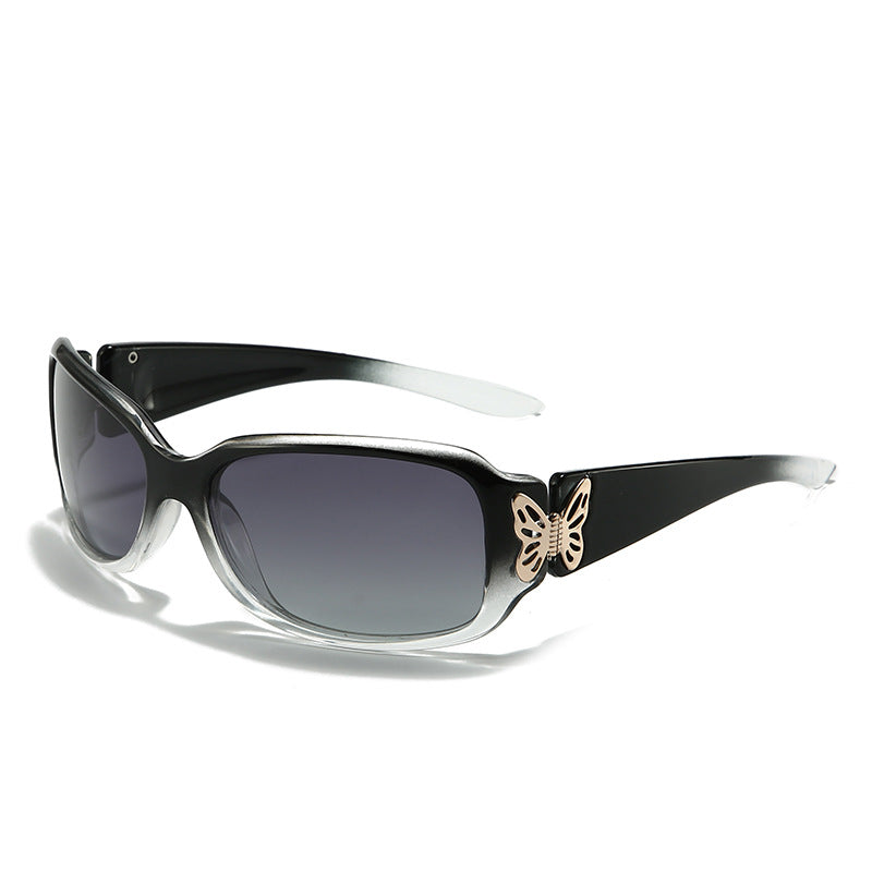 Oversized Butterfly Sunglasses-Polarized UV400 Protection