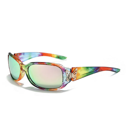 Oversized Butterfly Sunglasses-Polarized UV400 Protection