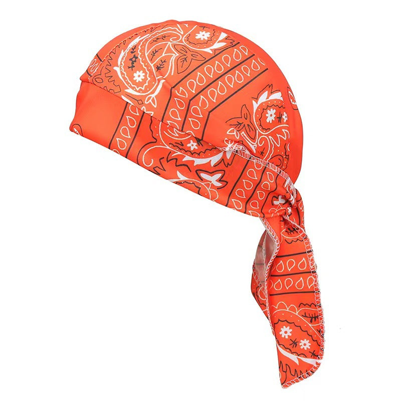 Cooling Paisley Helmet Liner & Headscarf