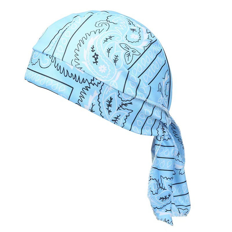 Cooling Paisley Helmet Liner & Headscarf